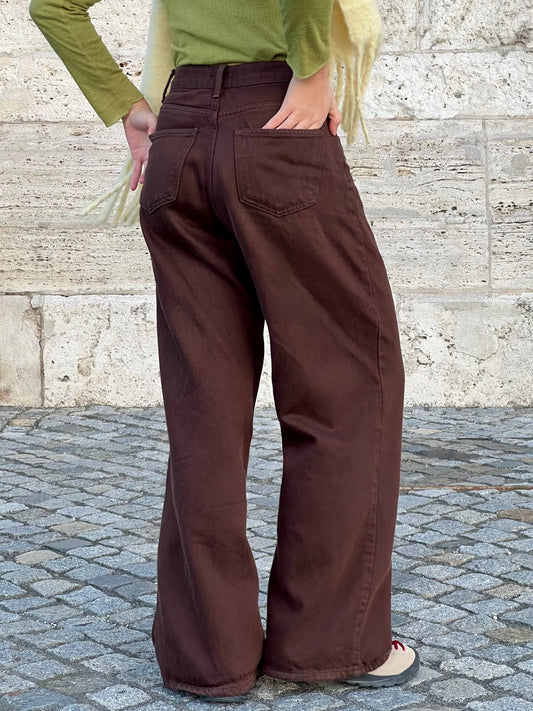 秋冬百搭棉質牛仔褲