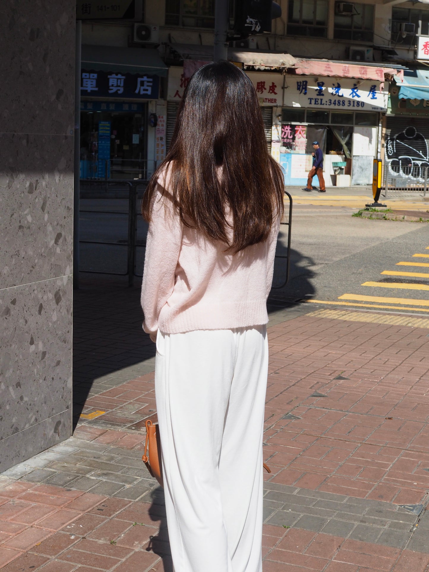 馬卡龍針織連帽衫