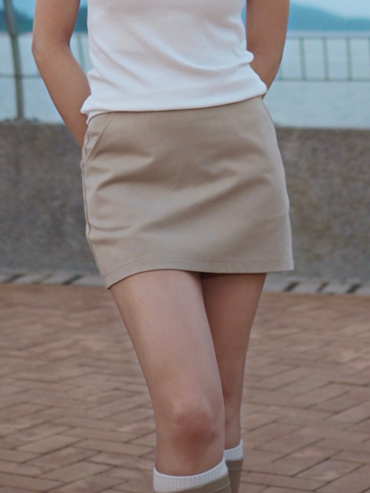 中低腰簡約A字短裙Basic A Line Mini Skirts
