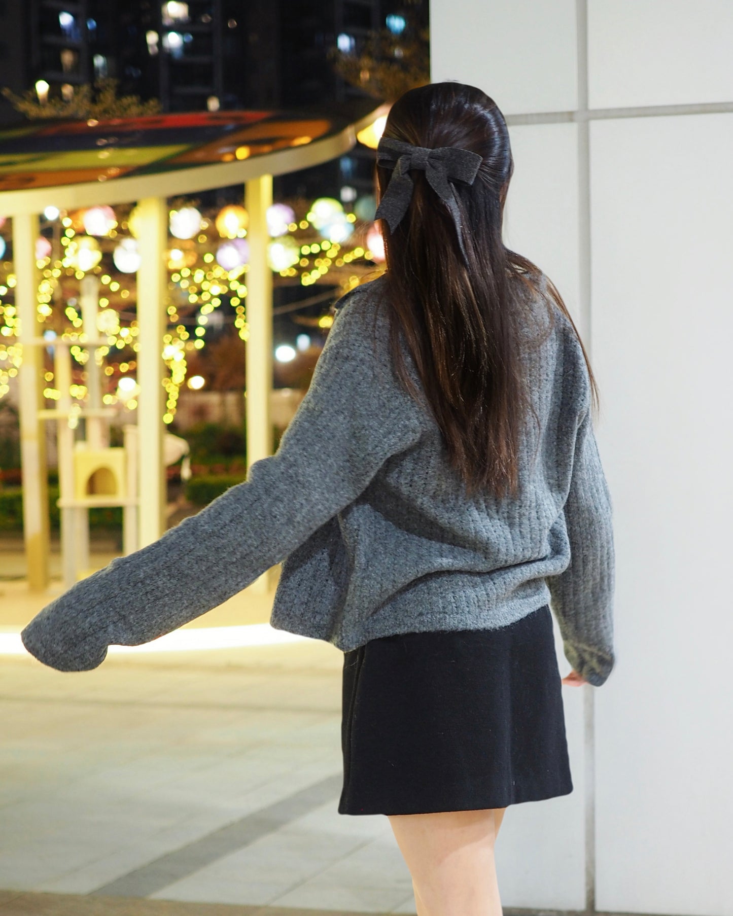 柔軟Polo領針織套裝