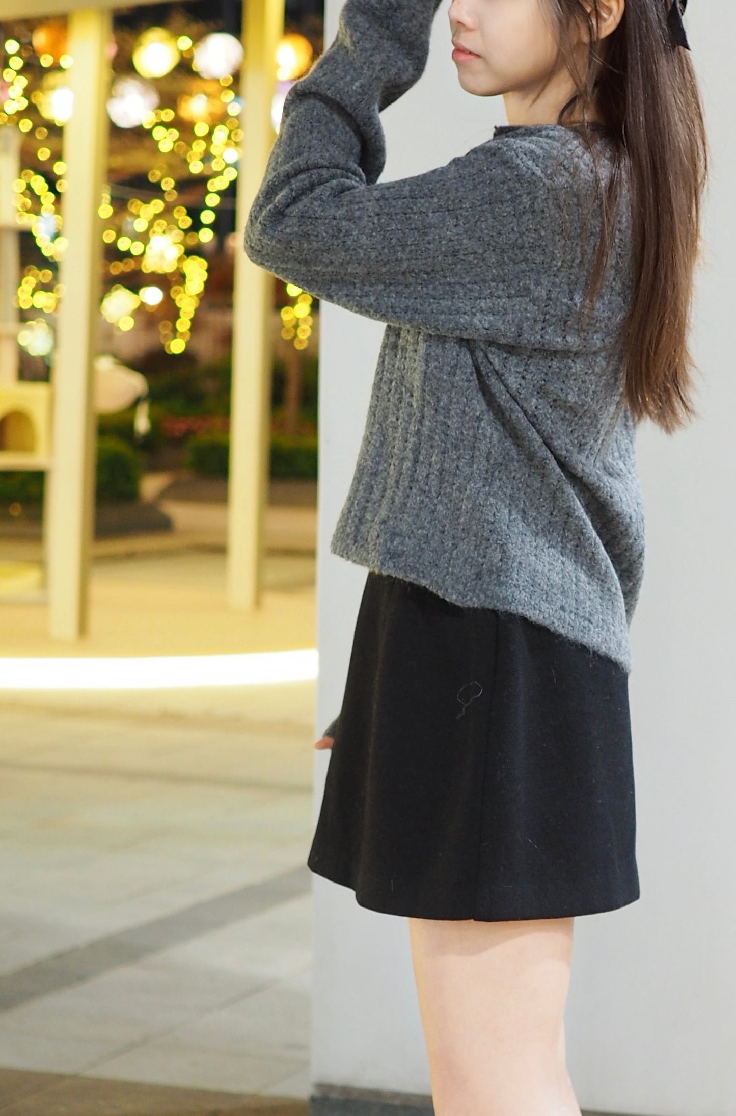 柔軟Polo領針織套裝