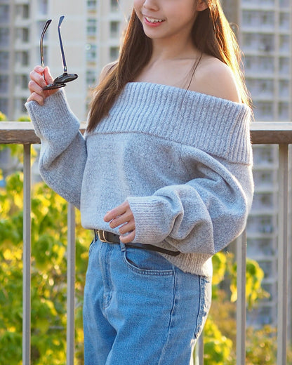 Jennie反領直坑紋一字膊