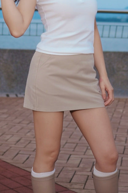 中低腰簡約A字短裙Basic A Line Mini Skirts