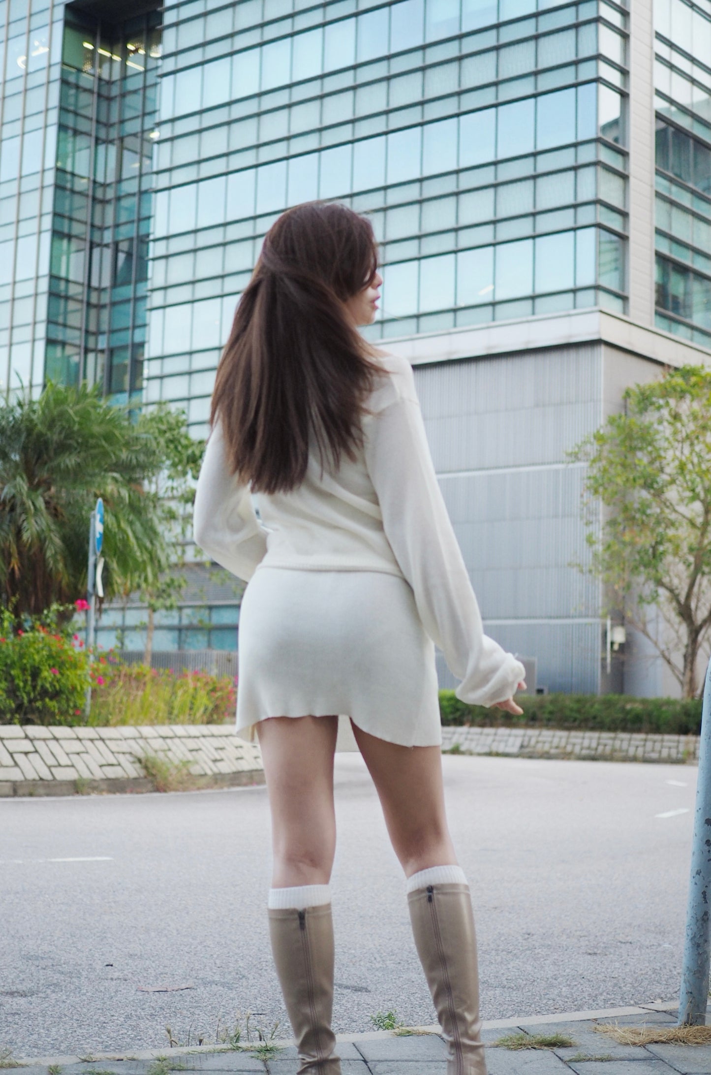 慵懶感針織Set