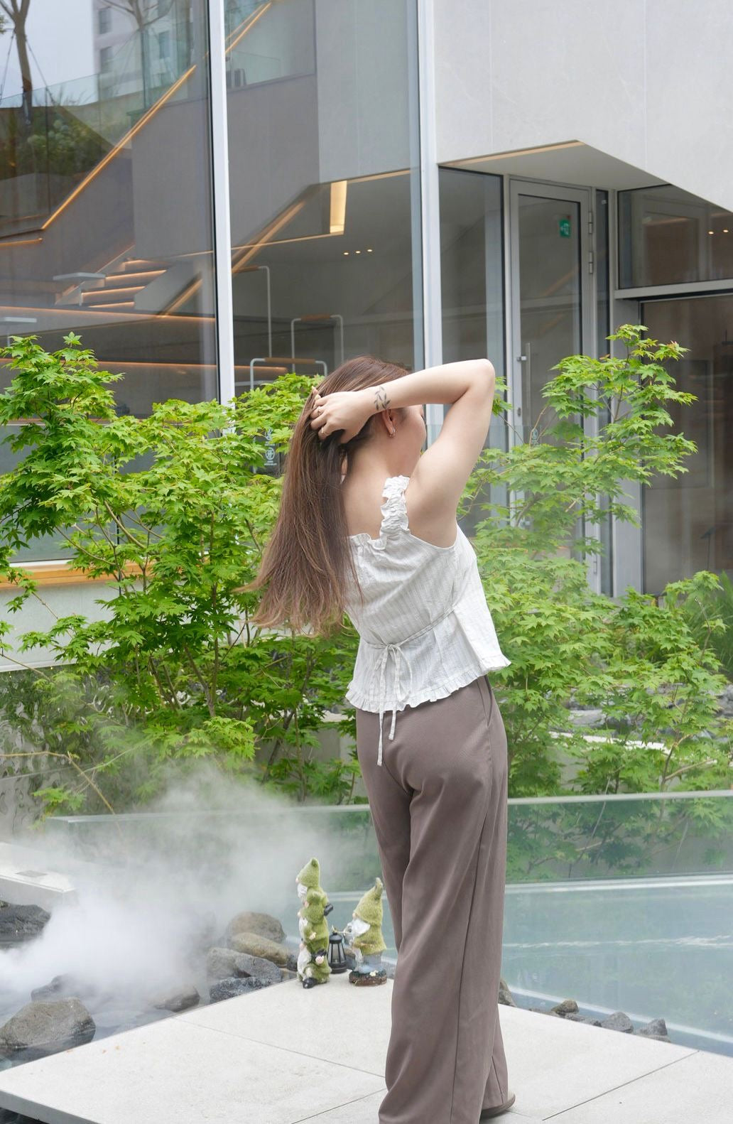 清新法式浪漫🩵🫧藍白條紋兩著背心