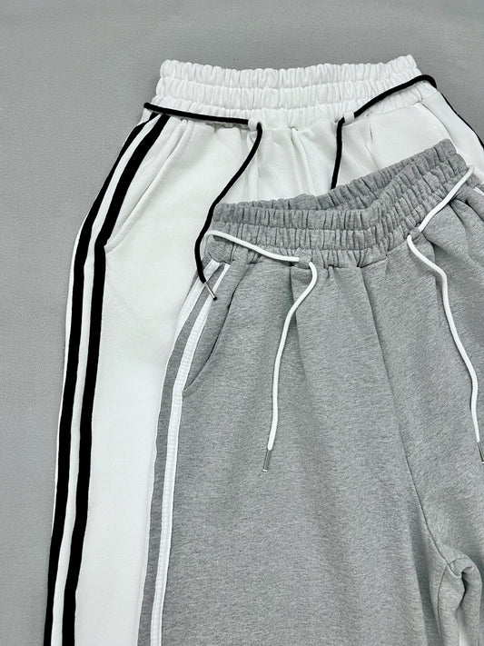 Let’s Chill~ 間條闊棉褲