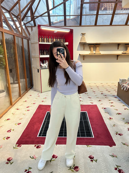 My Daily Pants♡闊腳直筒牛仔褲