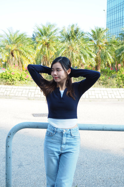 親膚雙層長袖T恤