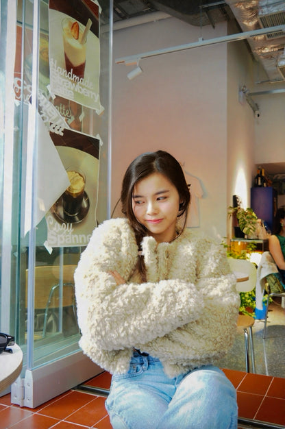 Fuzzy熊啤啤短外套