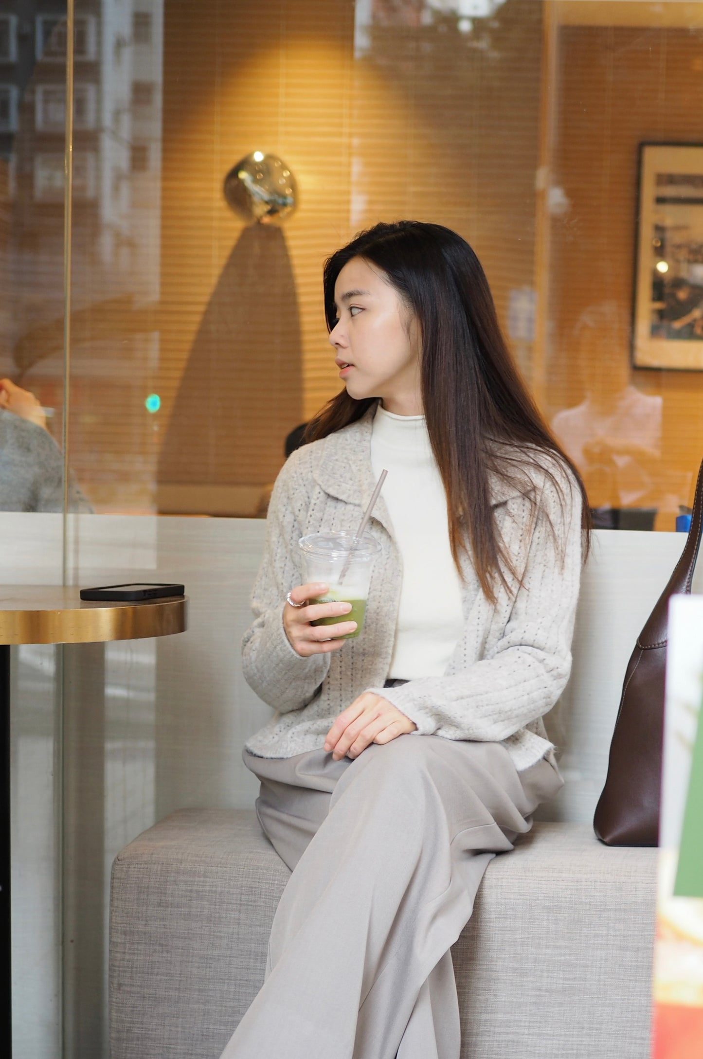 柔軟Polo領針織套裝