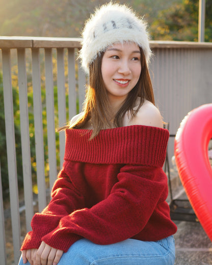 Jennie反領直坑紋一字膊