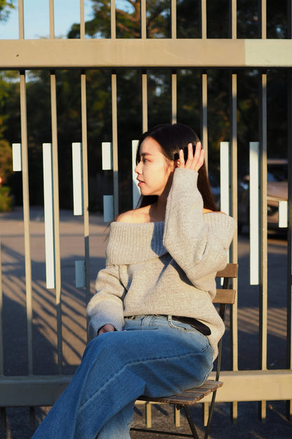 Jennie反領直坑紋一字膊