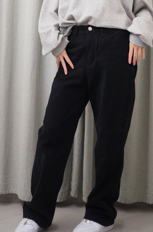 My Daily Pants♡闊腳直筒牛仔褲