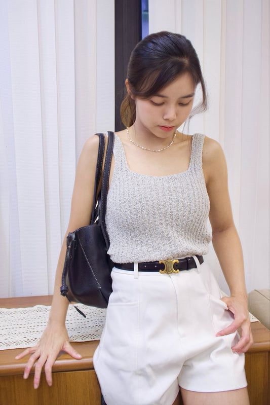 羅紋背心外套套裝