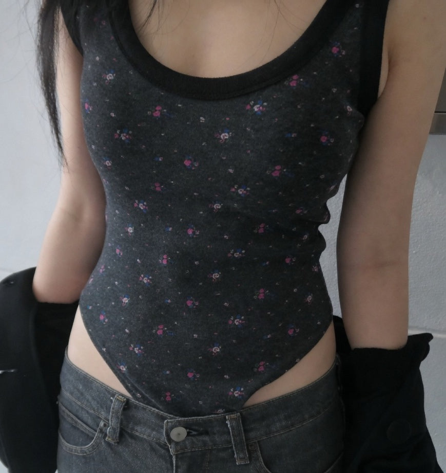 [純欲之最🌷]小碎花背心Bodysuit