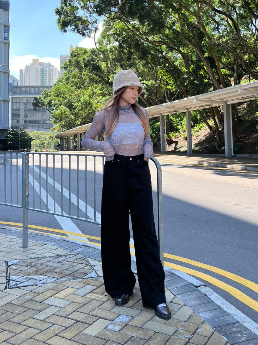 秋冬百搭棉質牛仔褲